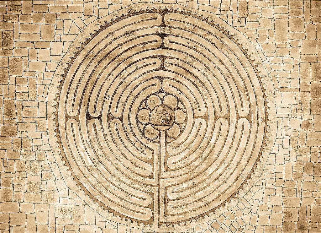 Chartres Cathedral maze, thoughts on the six cosmic processes, Fellowship of Friends, Robert Earl Burton