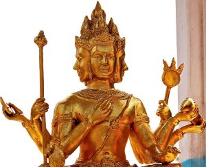 Four Heads of Brahma, balancing yin and yang, Walther Sell